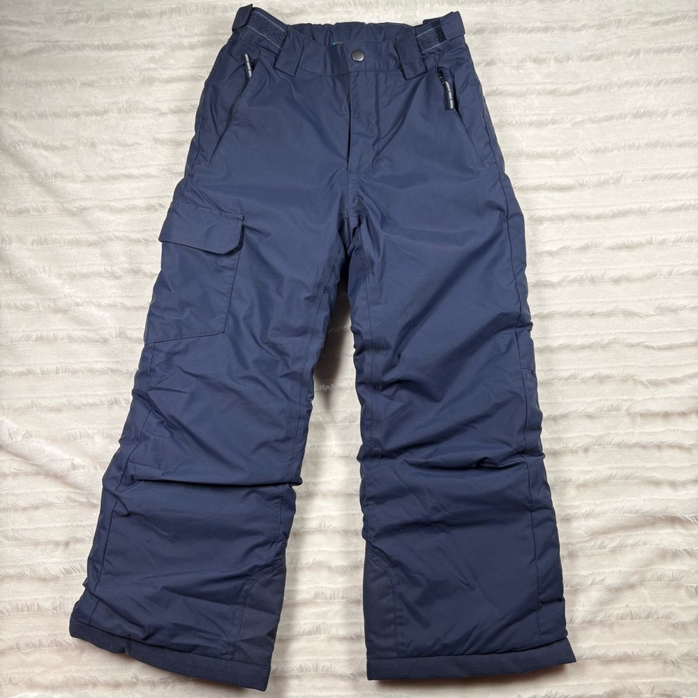 Columbia Boy Snow Arctic Trip Omni Heat Waterproof Pants Navy Blue S